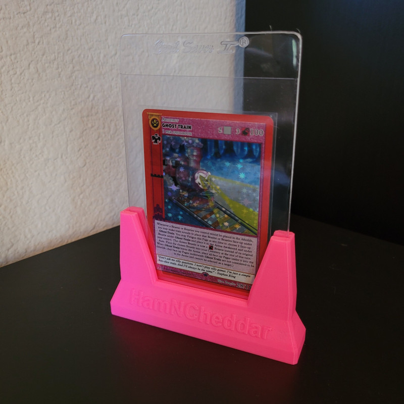 HamNCheddar Trading Card Display